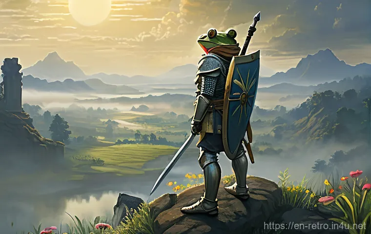 크로노 트리거 숨겨진 엔딩 - **Prompt:** A vivid, bustling scene at the Millennial Fair from Chrono Trigger, but with subtle, min...